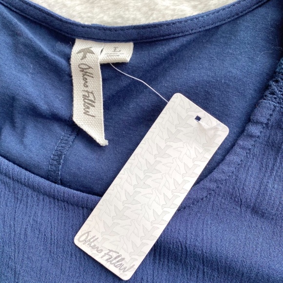 NWT Francesca’s Collection Navy Lace Shift Dress in Size Large - Picture 11 of 13